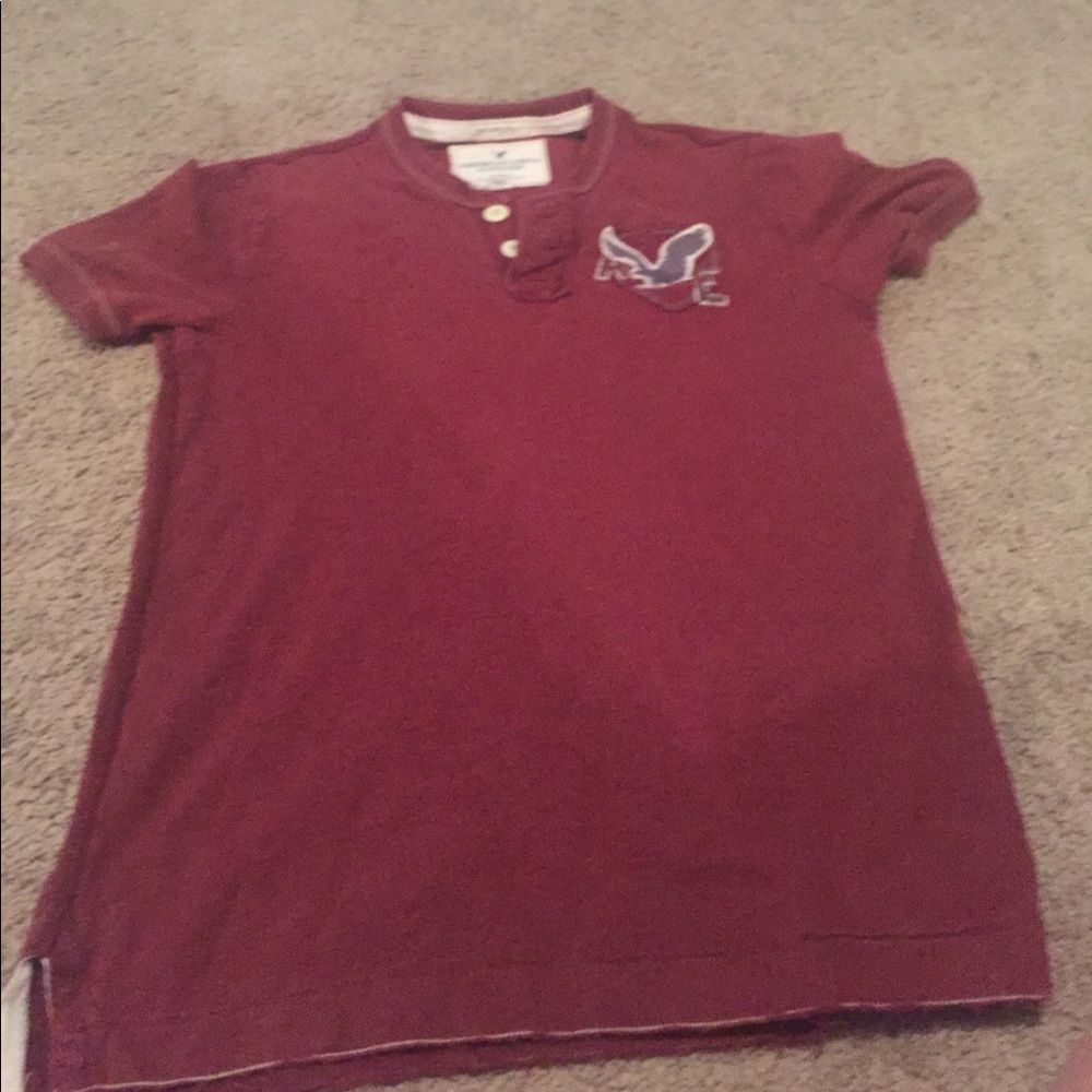 American eagle outfitters men's xs button top