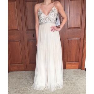 Prom Dress (Floral Boarder Maxi Dress)