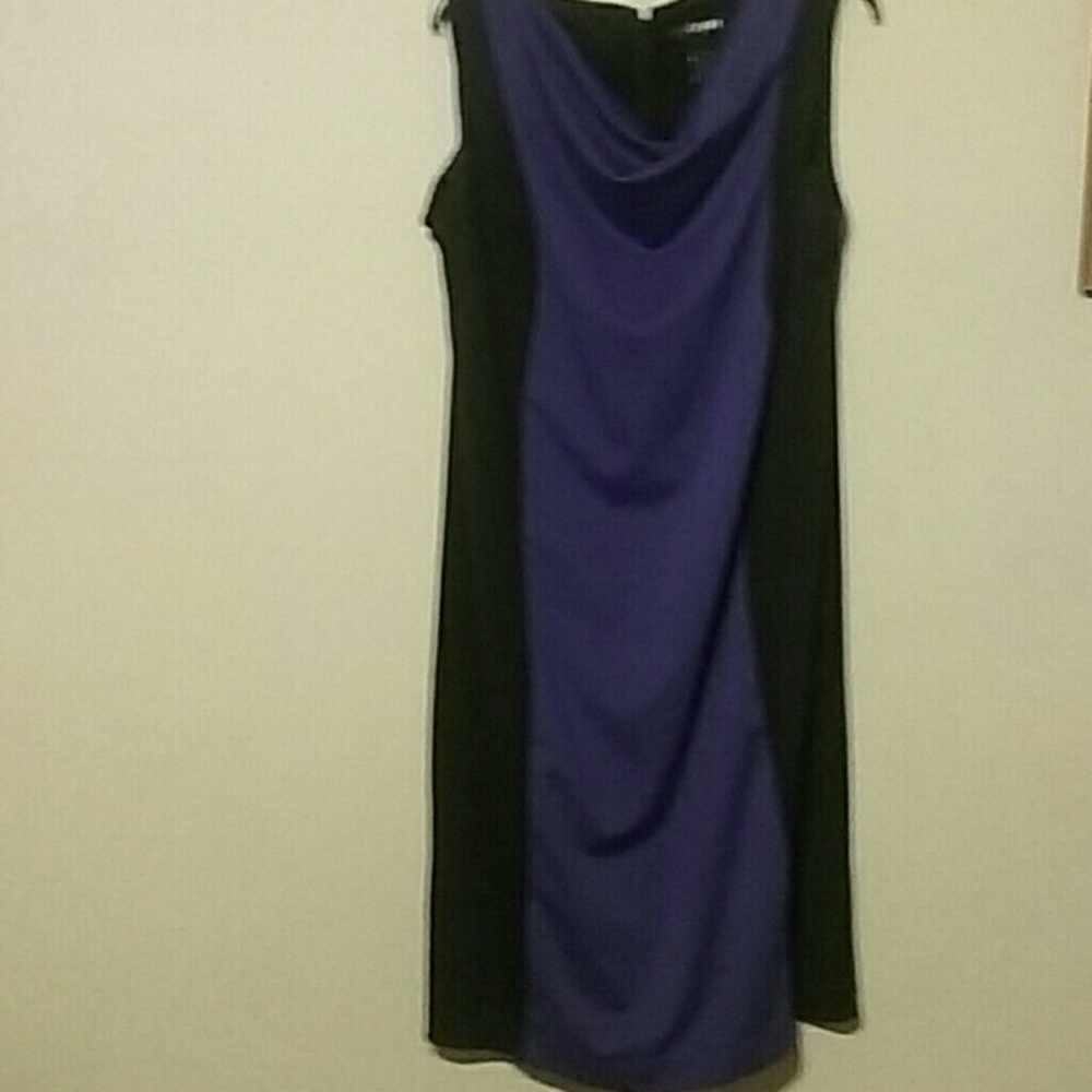 Lane Bryant, size14/16,Dress, Black and purple