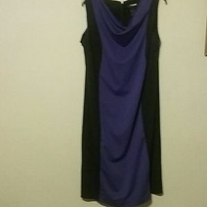 Lane Bryant, size14/16,Dress, Black and purple