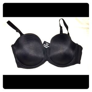 44D Torrid Convertible Strapless Black Bra nwot