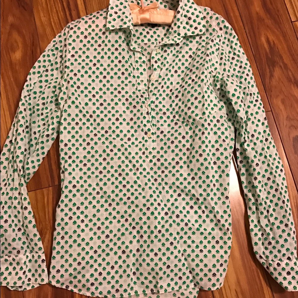 J. Crew "Little Trees" shirt.