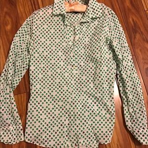 J. Crew "Little Trees" shirt.