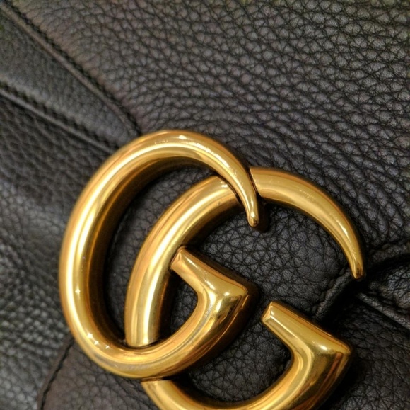 SOLD! GUCCI GG MARMONT LEATHER SHOULDER BAG - Picture 5 of 6