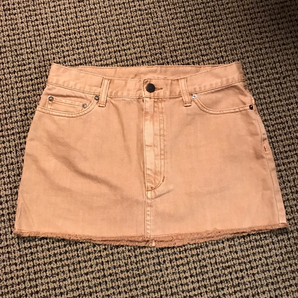Free People Dresses & Skirts - Free People Tan Jean Skirt