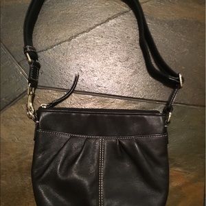 Black handbag