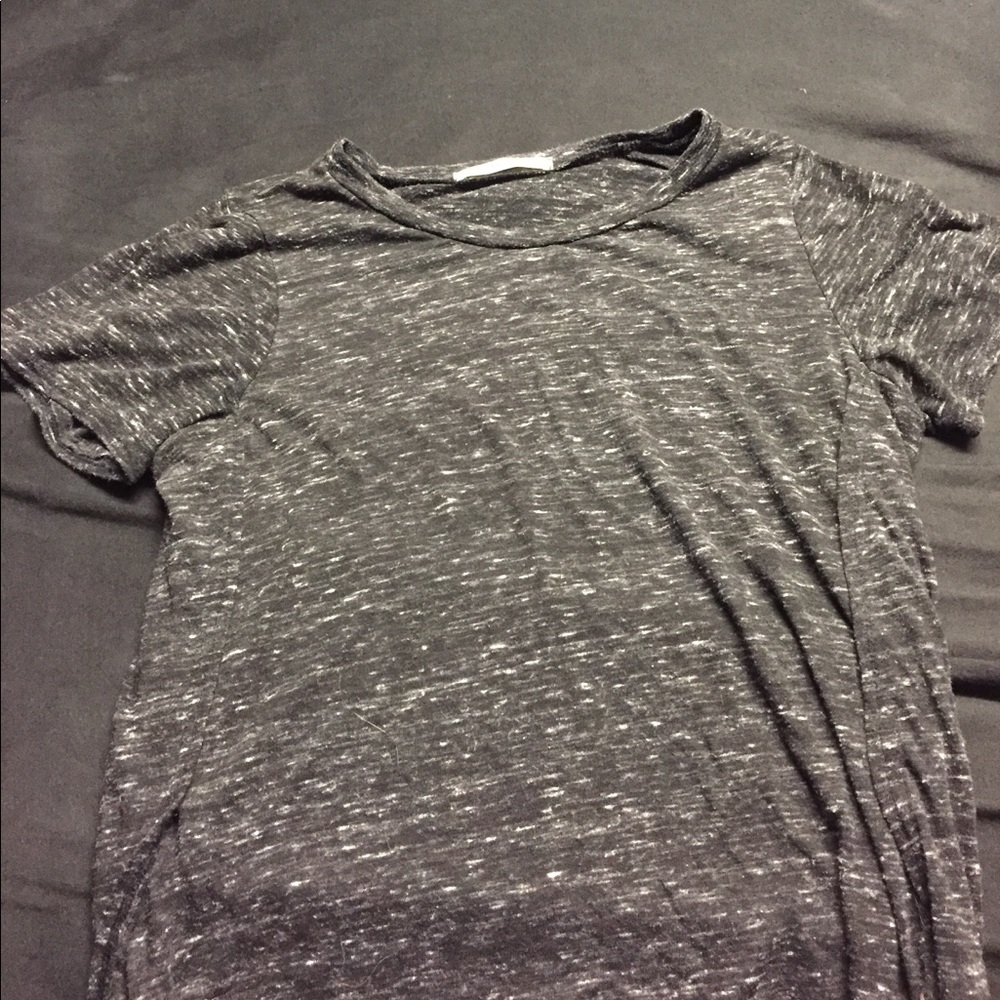 Simple heather grey t-shirt