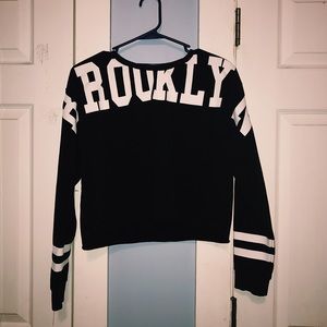 Black and white sweater