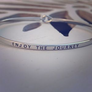🆕"ENJOY THE JOURNEY" Bangle Bracelet