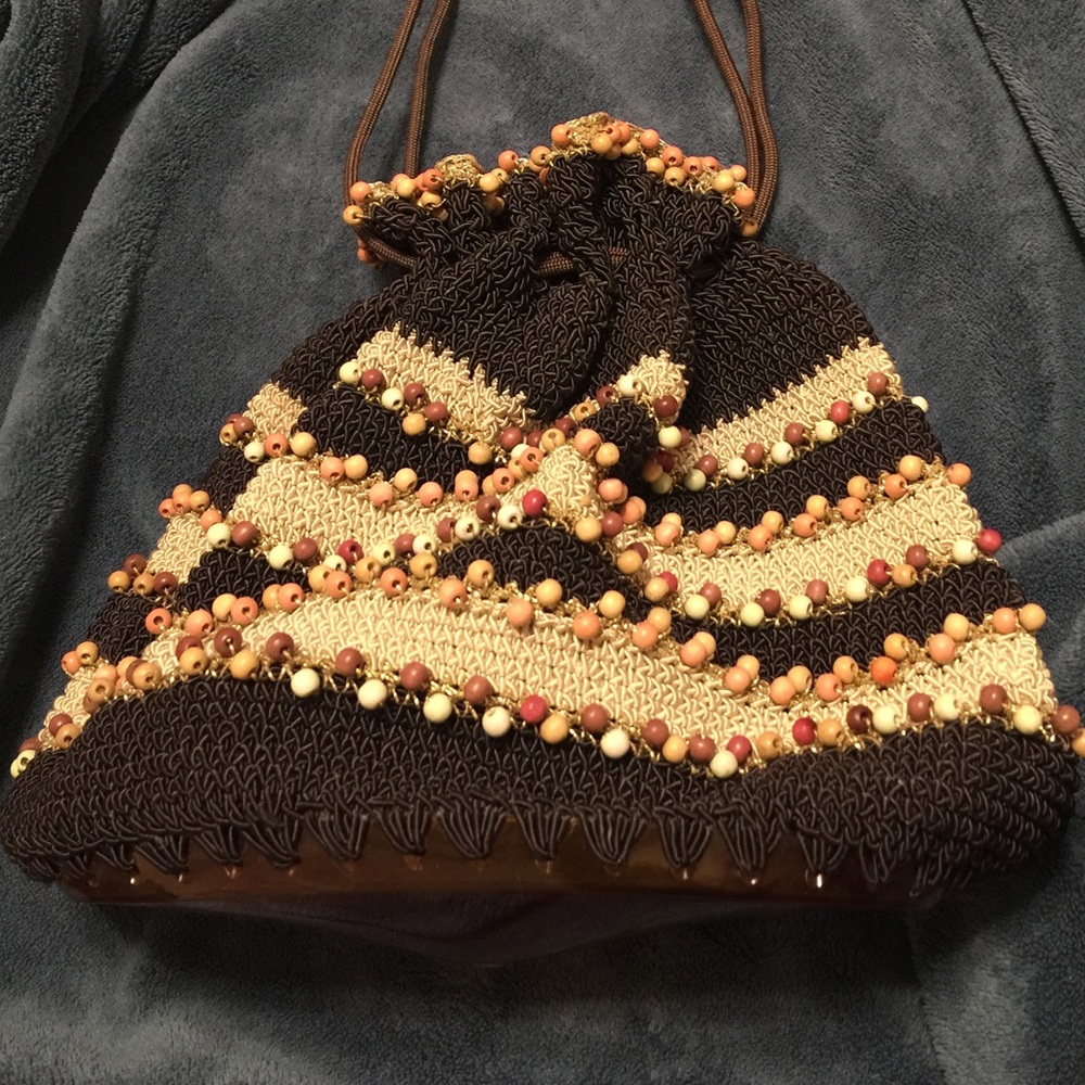 Vintage Beaded Bag