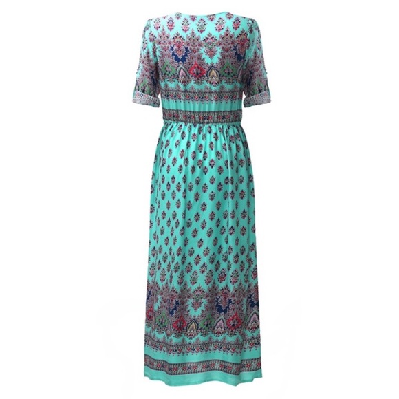 ☀️LAST ONE☀️V-neck Hippie/Boho long dress - Picture 3 of 8