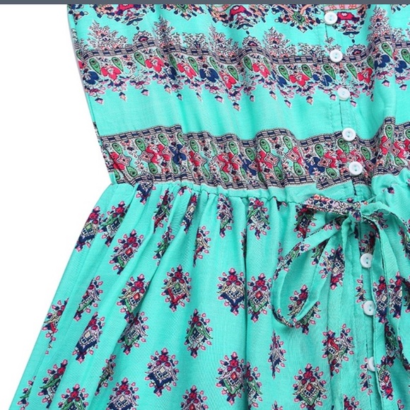 ☀️LAST ONE☀️V-neck Hippie/Boho long dress - Picture 6 of 8