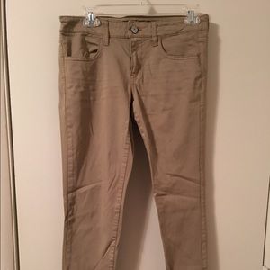 Khaki jeggings