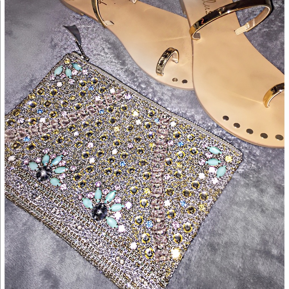Anthropology Beaded clutch!