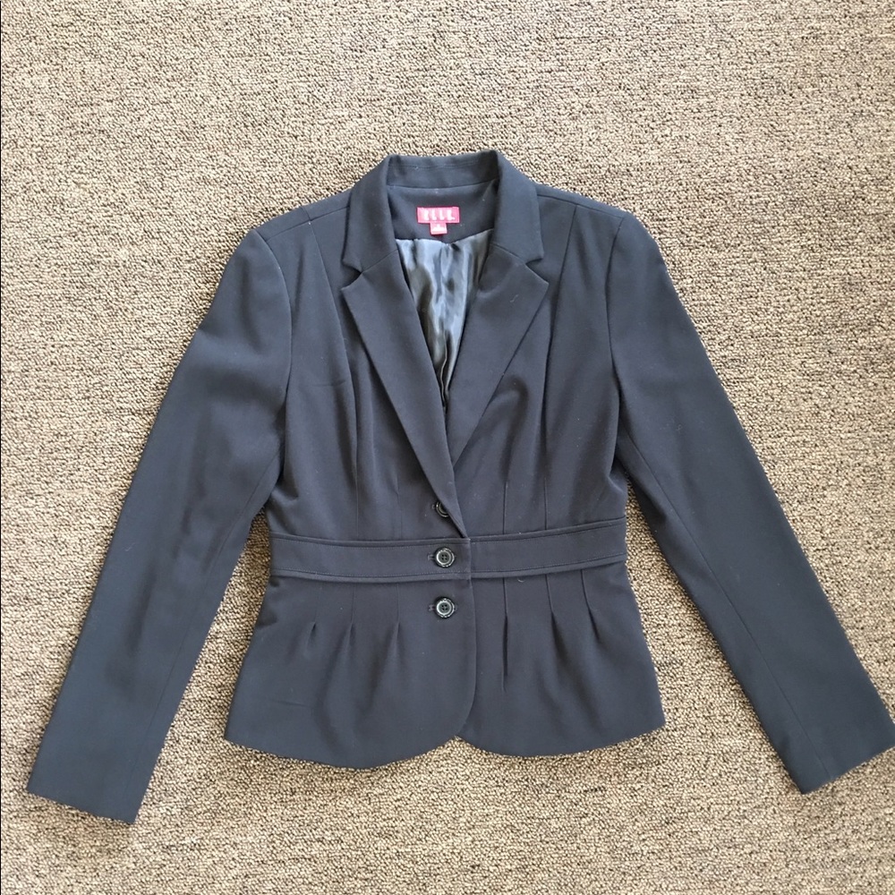 Elle Black Blazer Size 6, Excellent Used Condition