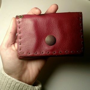 Lucky Brand leather wallet with keychain