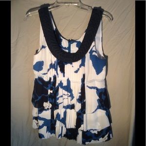 Tory Burch silk tiered top