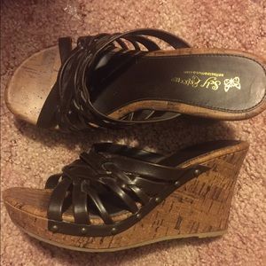 Brown wedges | great condition | worn once | comfy
