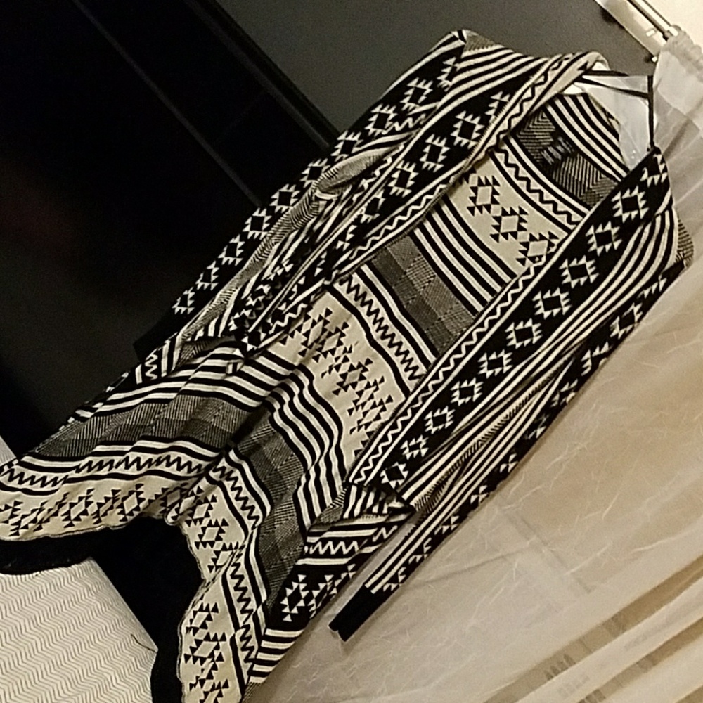 Tribal print cardigan