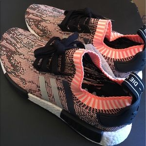 Adidas NMD womens R1 PK core black and clear onix