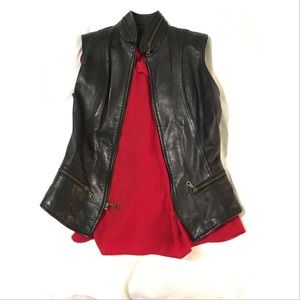 Chic Leather Vest