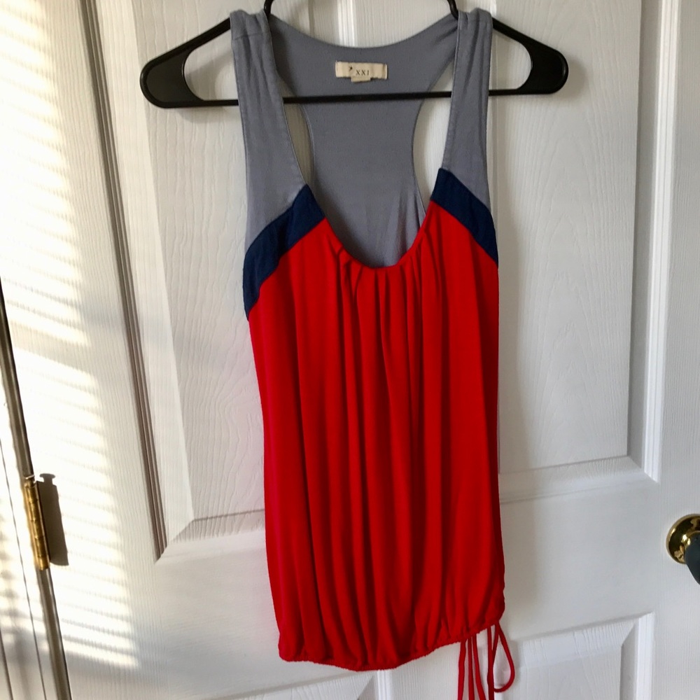 Forever 21 Tank Top w/ Adjustable Botton; Small.