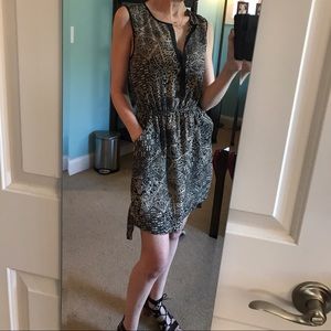 Urban outfitters cope black patterned dress