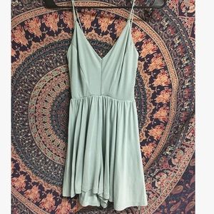 REDUCED❗️UO silence and noise teal Vanessa romper