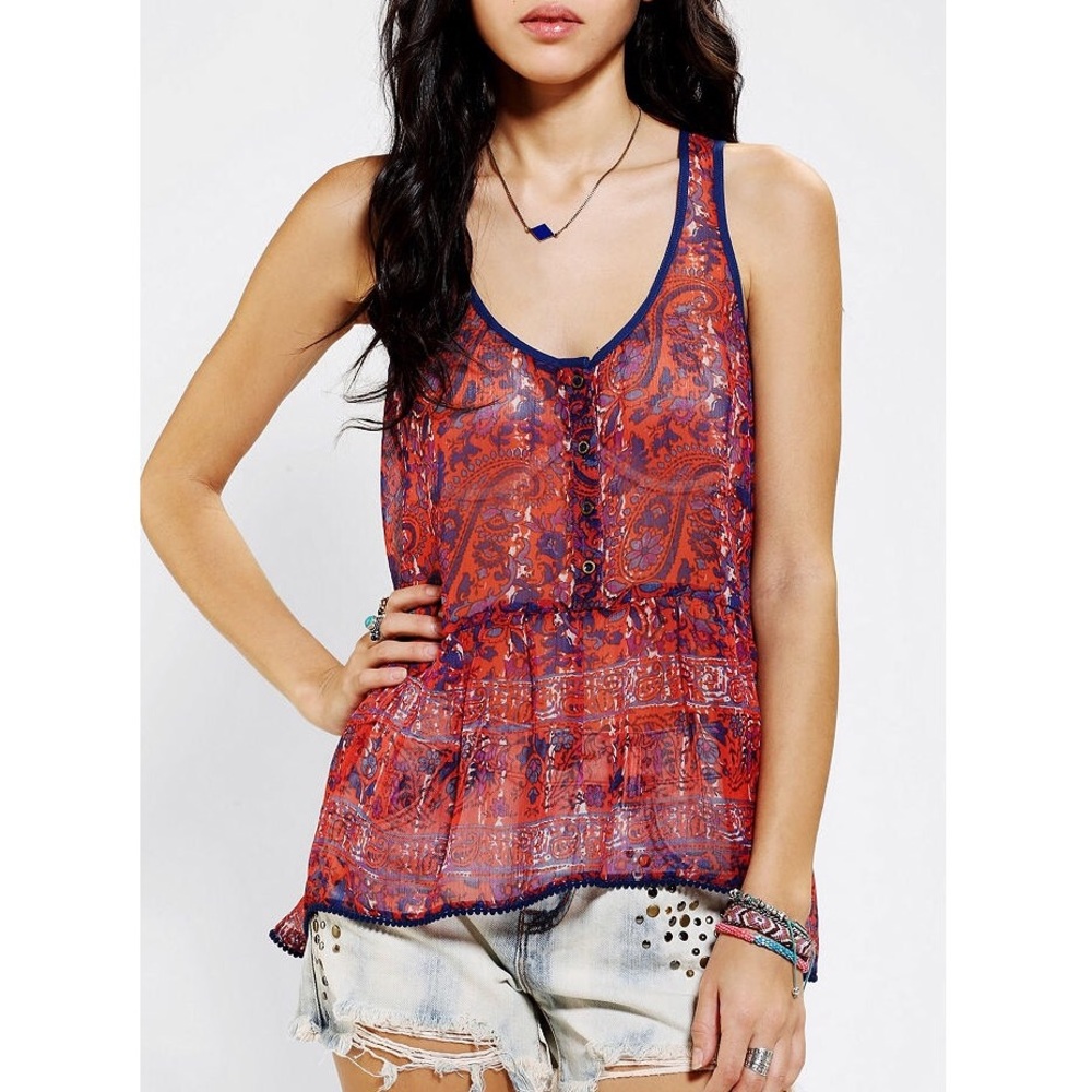 Urban Outfitters Ecote Flowy Top