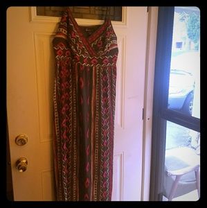 Lane Bryant Print Maxi Dress
