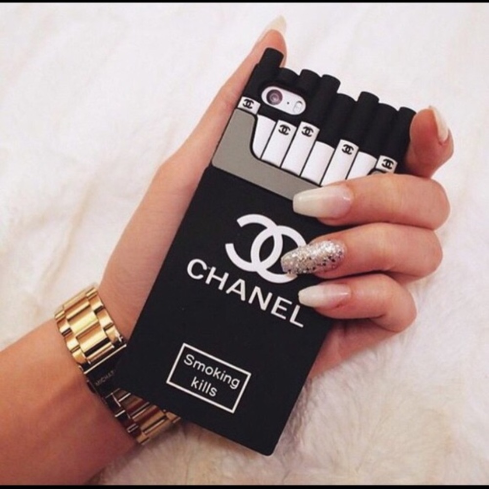 Chanel smoking kills iPhone case for 7/7plus