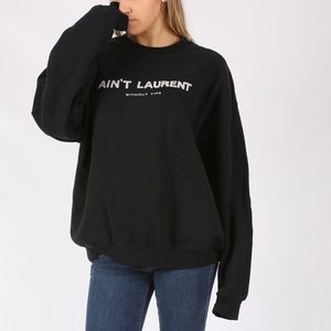 Crew neck sweatshirt