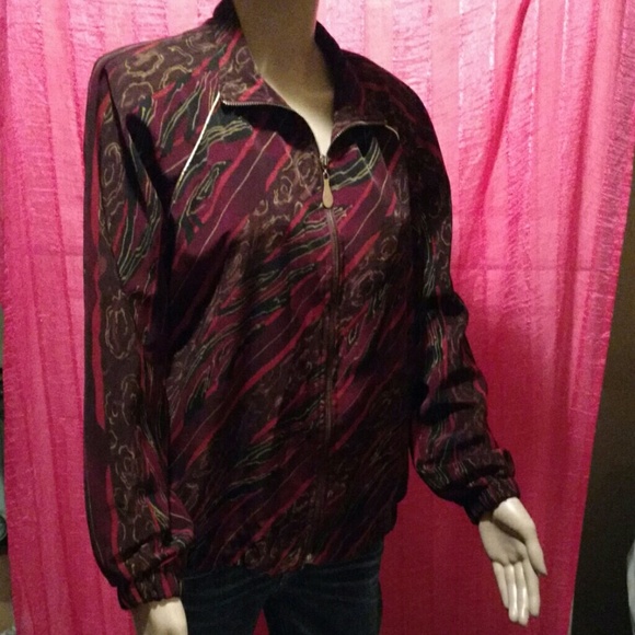 Teddi Jackets & Blazers - VINTAGE Silky Teddi Windbreaker Jacket