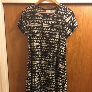 Lularoe Carly XS Black and White