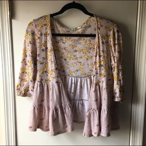 Urban Outfitters Kimchi Blue Floral Cardigan - M