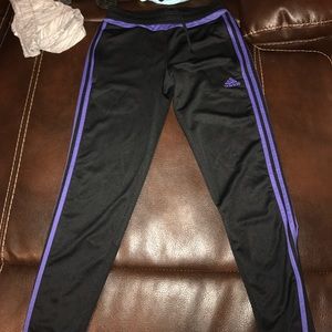 Purple Adidas Sweats