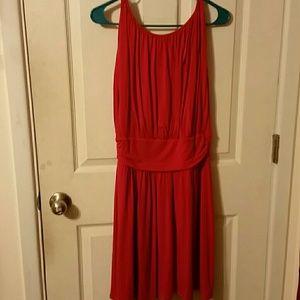 Express red dress