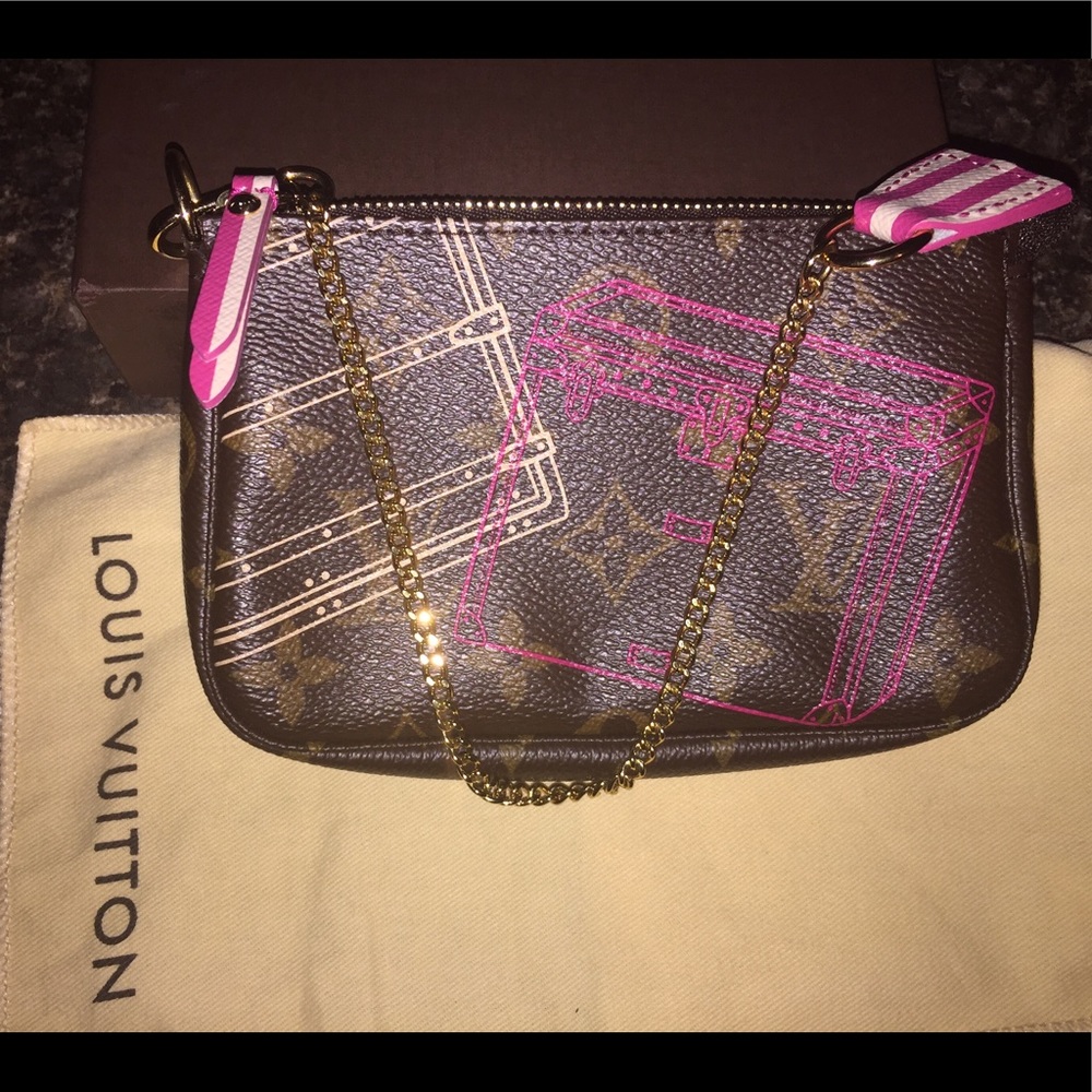 AUTHENTIC LOUIS VUITTON TRUNKS MINI PURSE NWOT