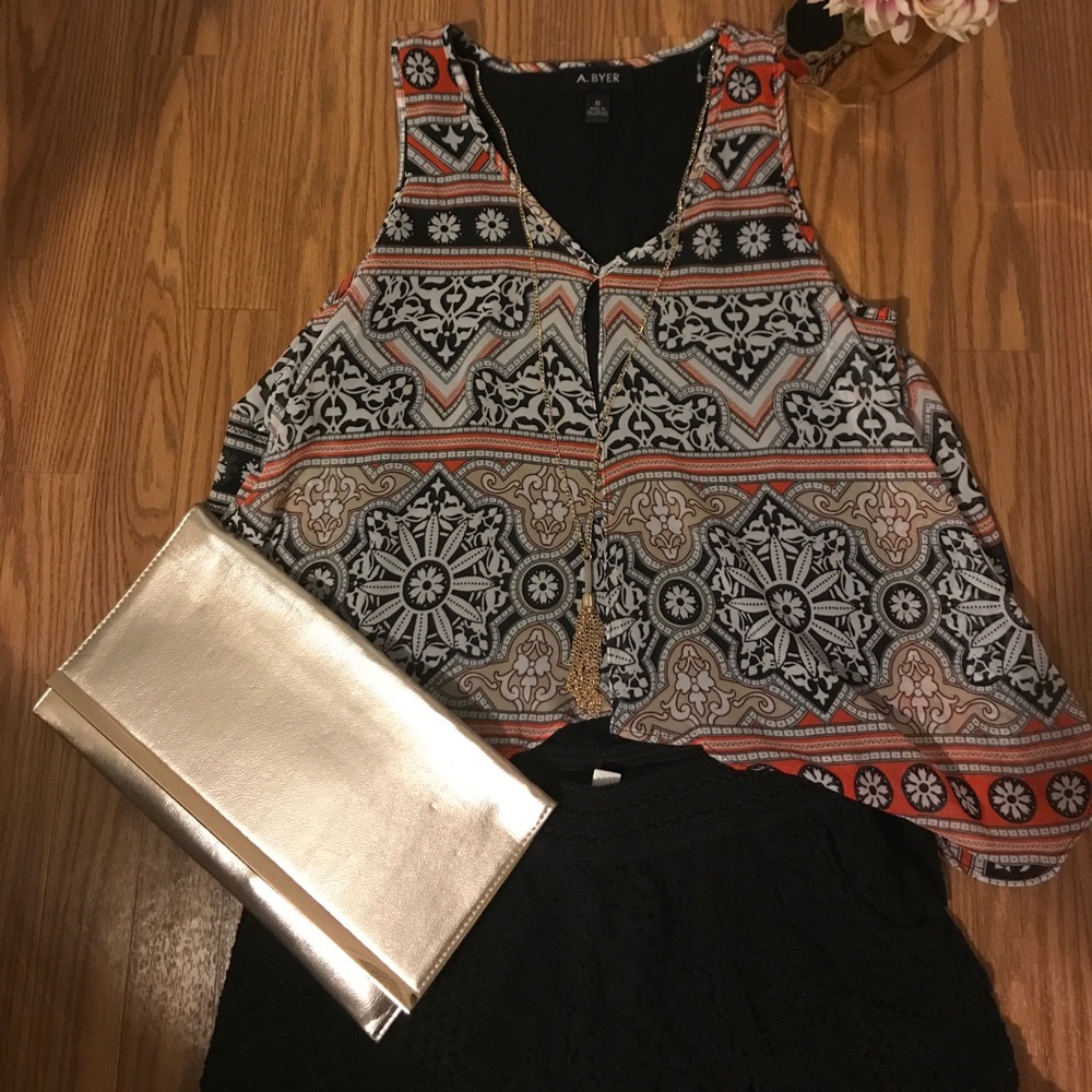 Cabana Nights Swing Back Tank