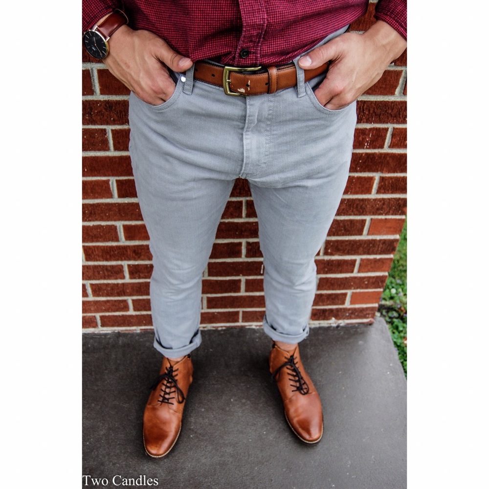 Mens grey pants
