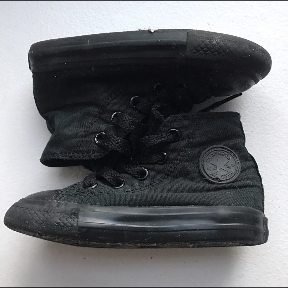 All Black Converse