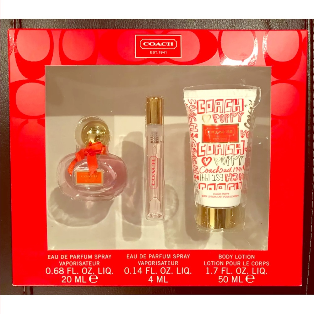 Coach Poppy Perfume Set