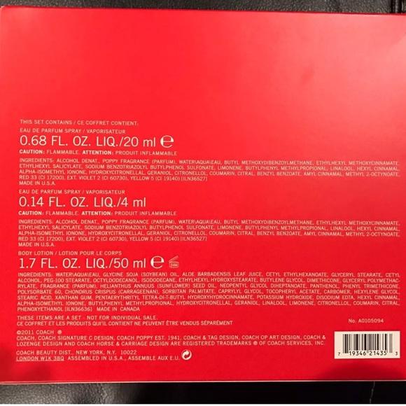 Coach Poppy Perfume Set - Picture 2 of 2