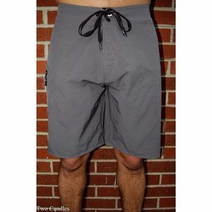 Mens grey Volcom board shorts