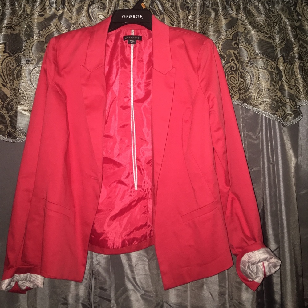 Red blazer