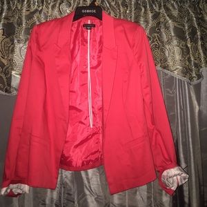 Red blazer