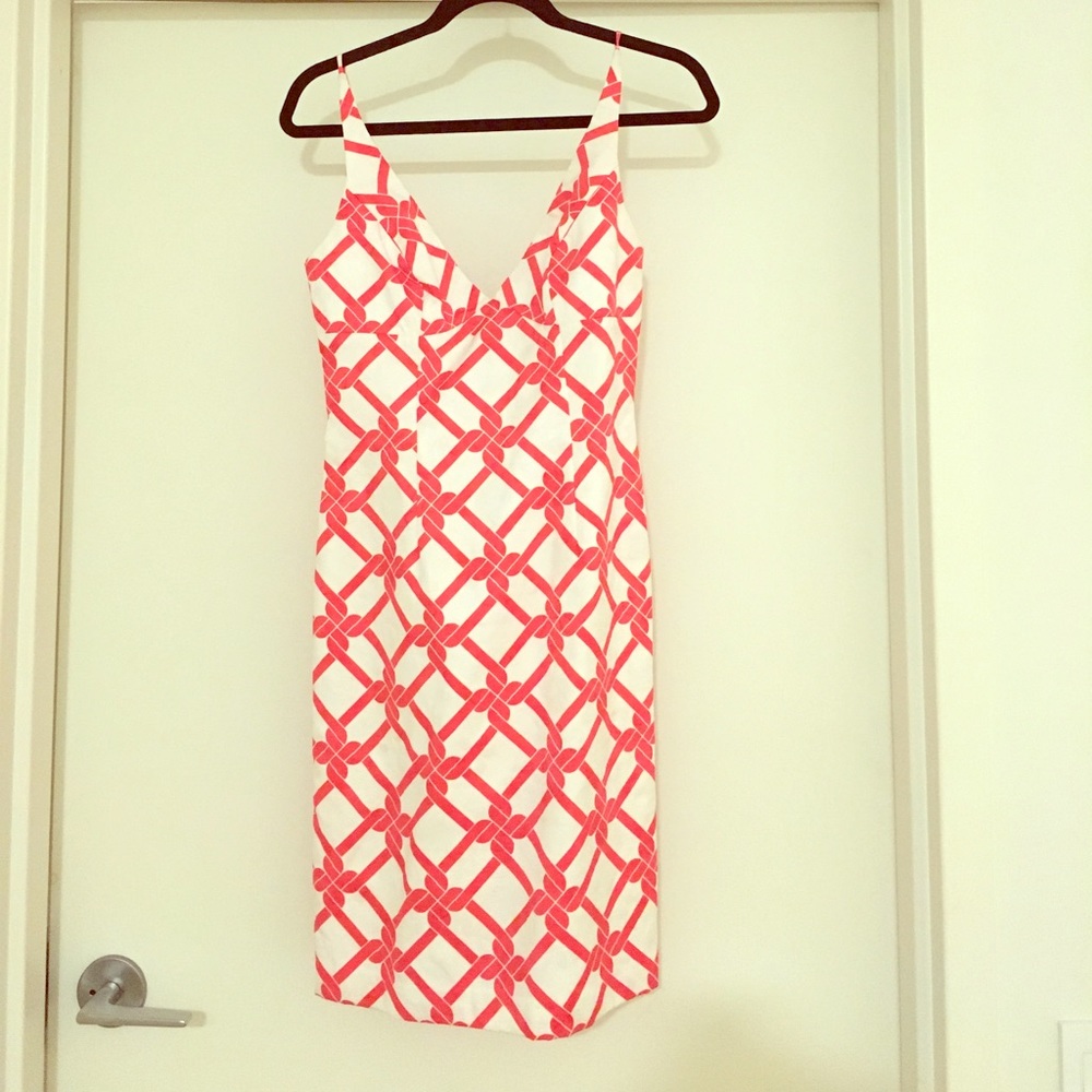 Milly Nautical Pink Day Dress