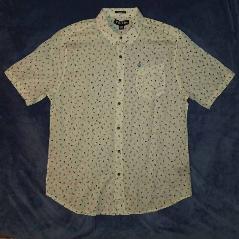 Volcom short sleeve button down - Picture 6 of 8