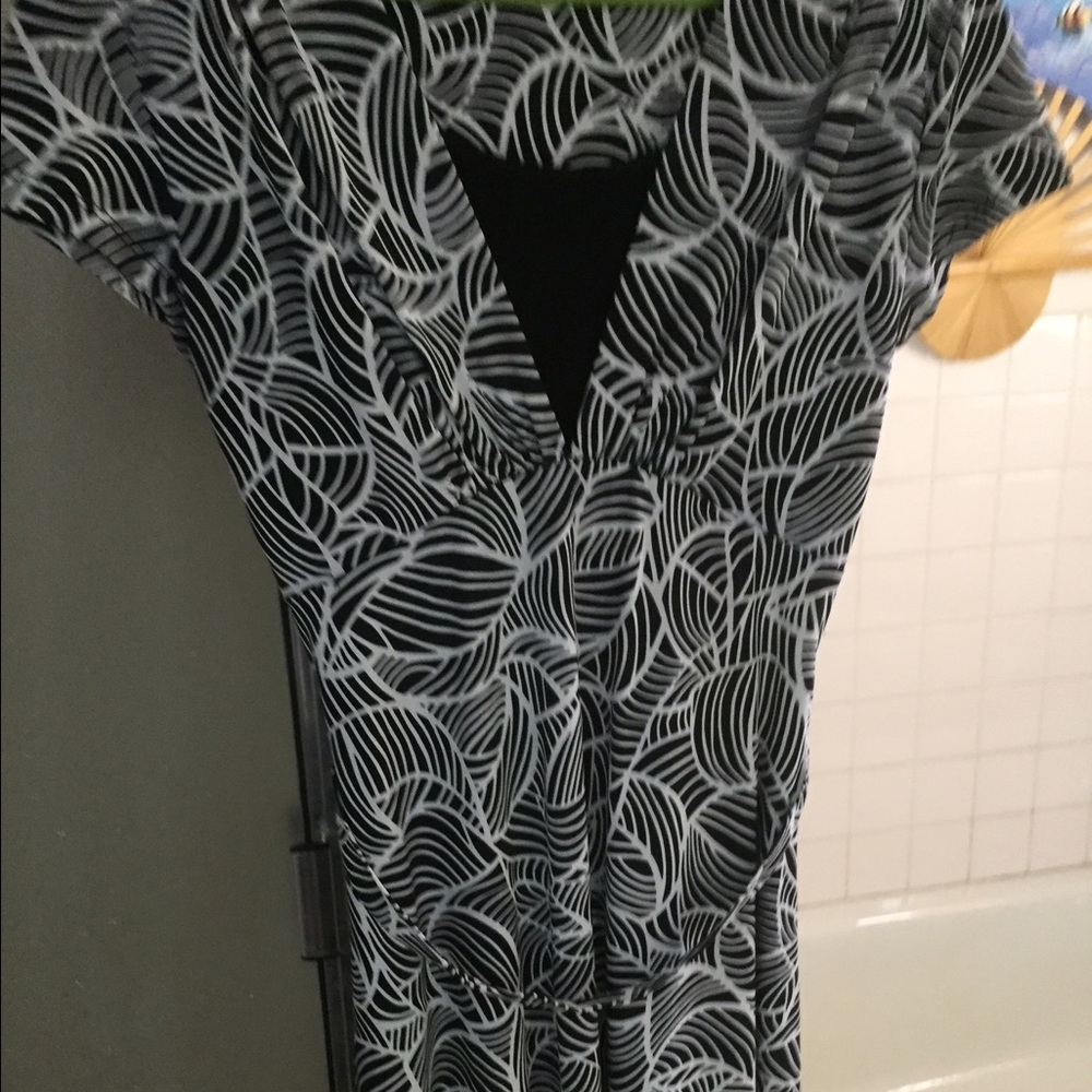 Black and white dress