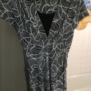 Black and white dress